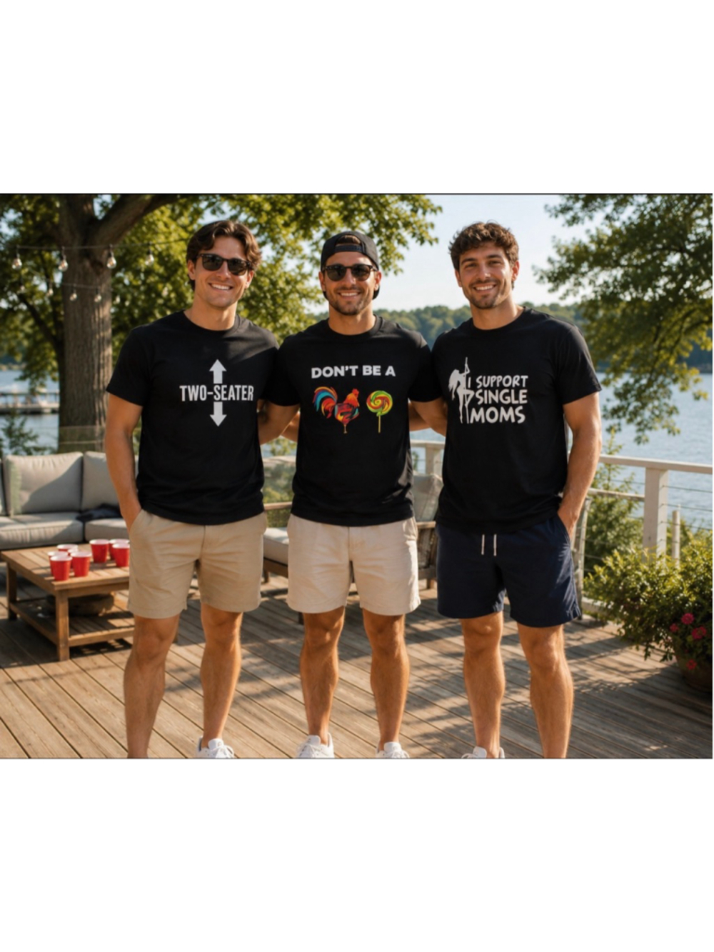 Men's bundle of Unbranded Black Short Sleeve Graphic Tee S